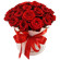 красные розы в шляпной коробке. Испания
